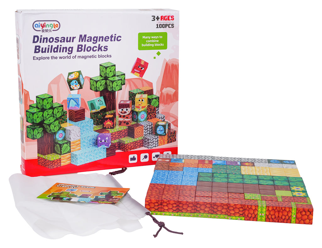 Set of Magnetic Bricks 100el.