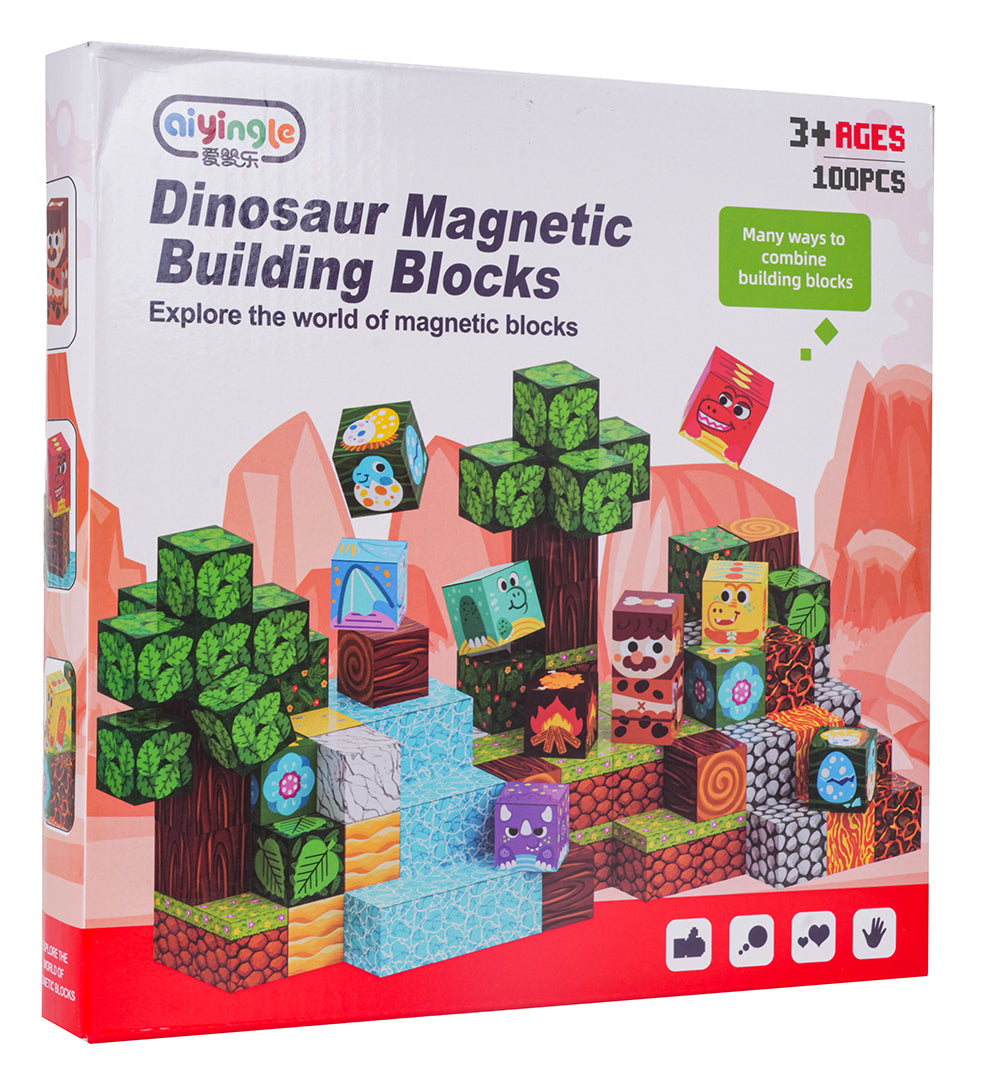Set of Magnetic Bricks 100el.