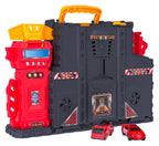 Folding Car Park with Suitcase + Accessories Fire Brigade Edition