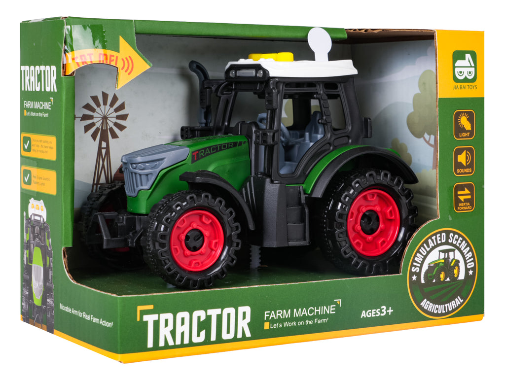 Tractor with Lights and Sound Function Dark Green
