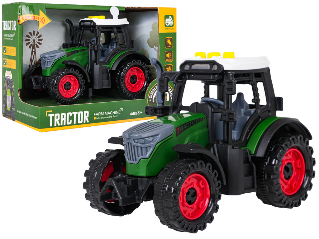 Tractor with Lights and Sound Function Dark Green