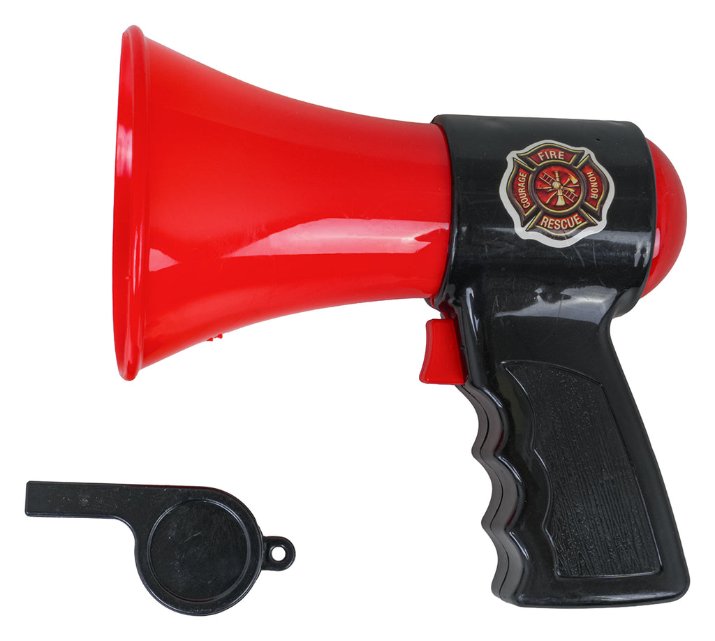 Fireman's set with fire extinguisher