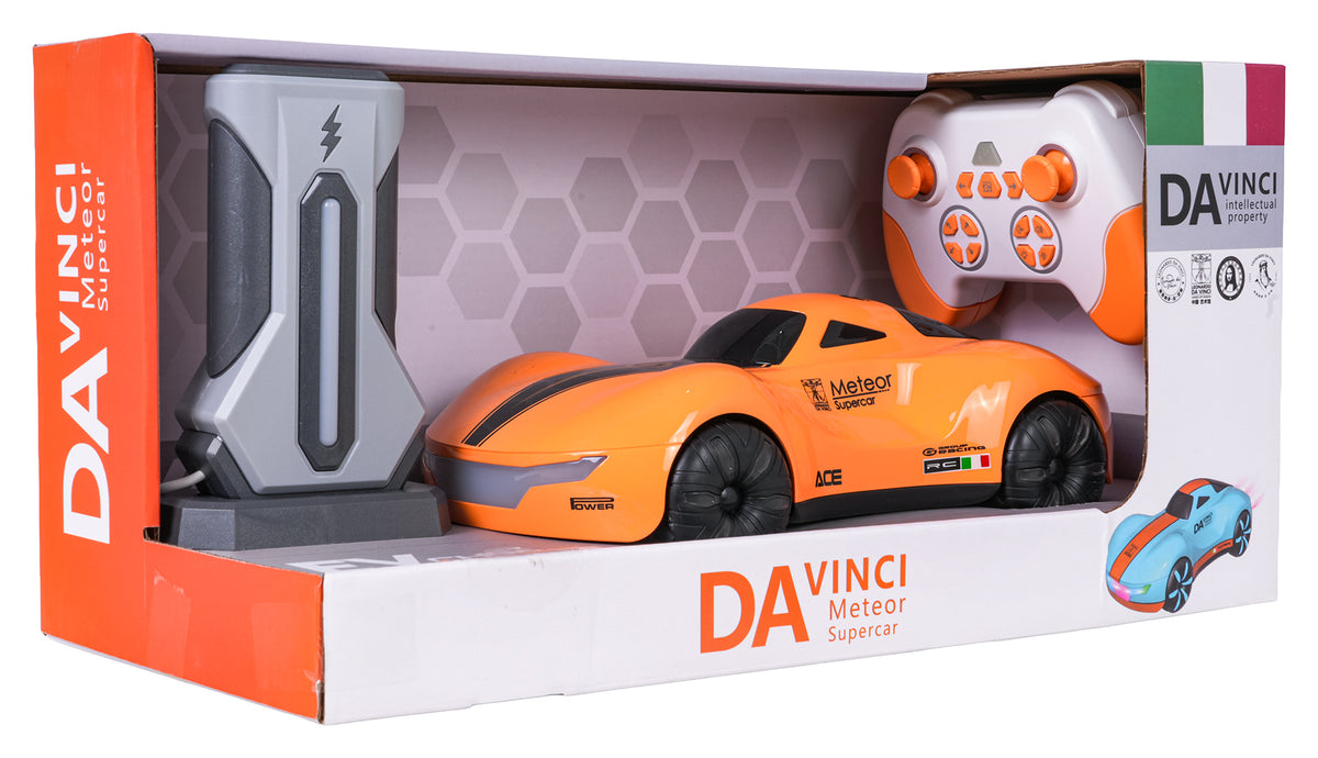 RC auto VINCI 1:16 s nabíjacou stanicou – oranžová