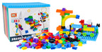 Set of Coloured Construction Blocks 288el.