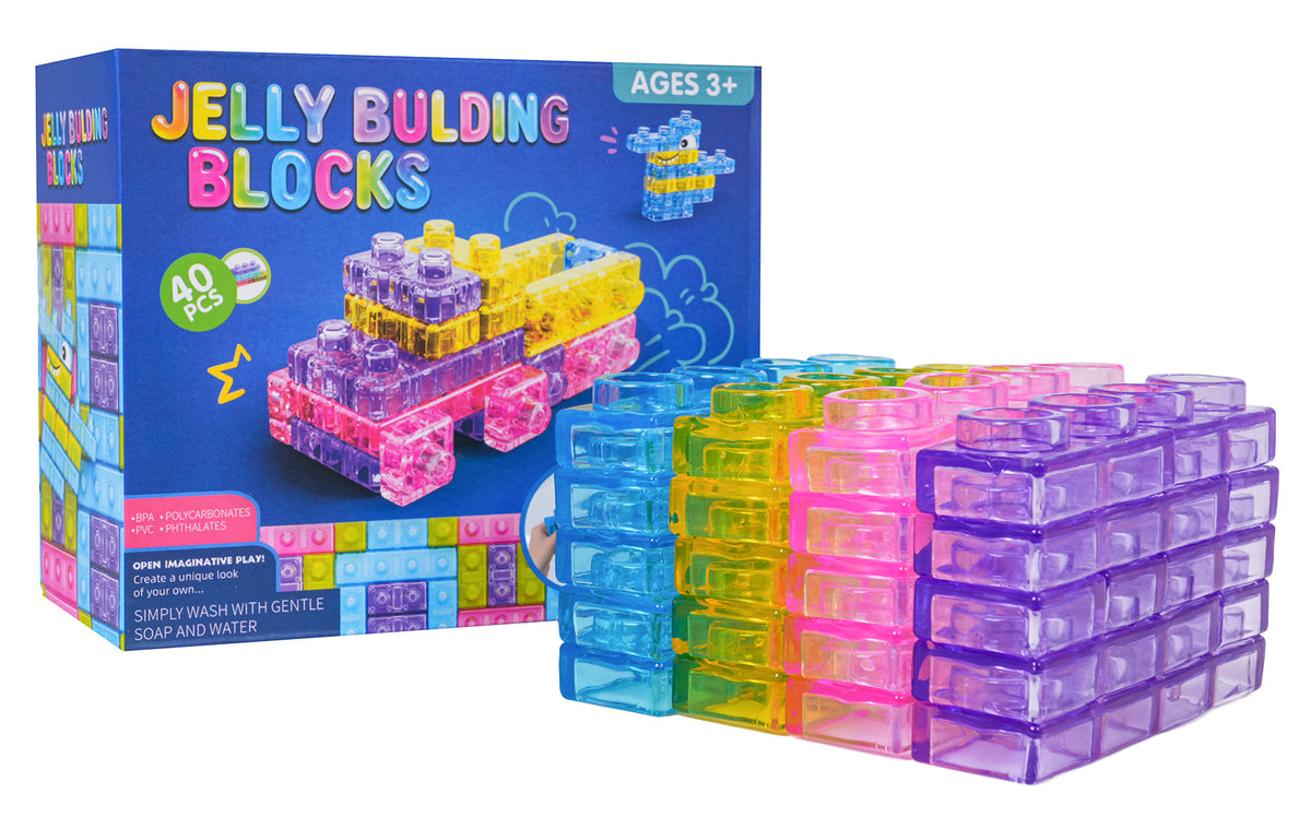Soft Coloured Gel Blocks 40el.