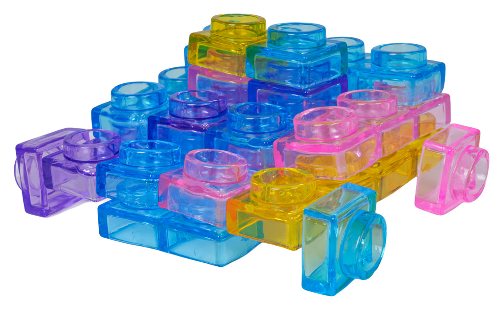 Soft Coloured Gel Blocks 40el.