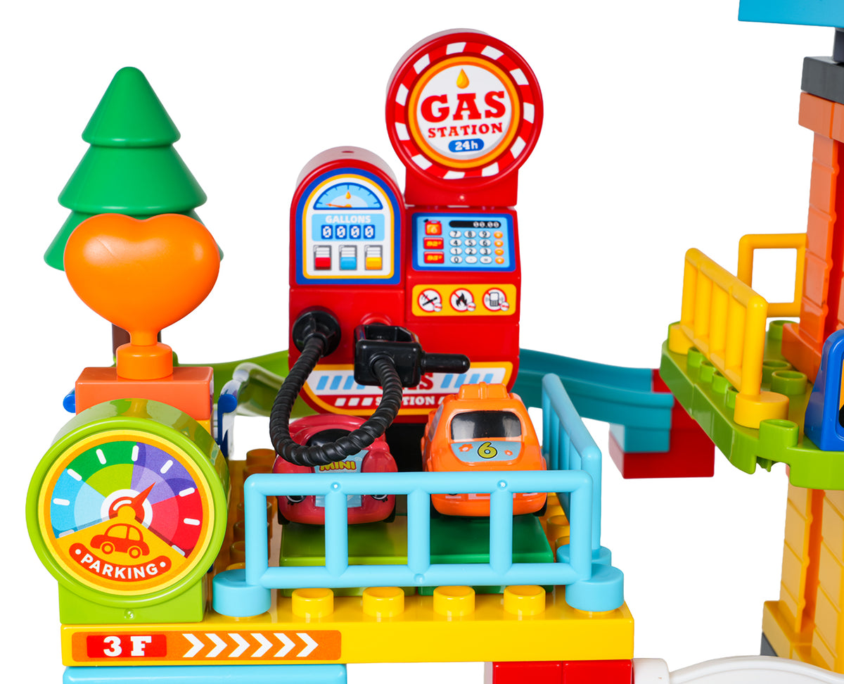 Construction Site Cars Track Set 191el.