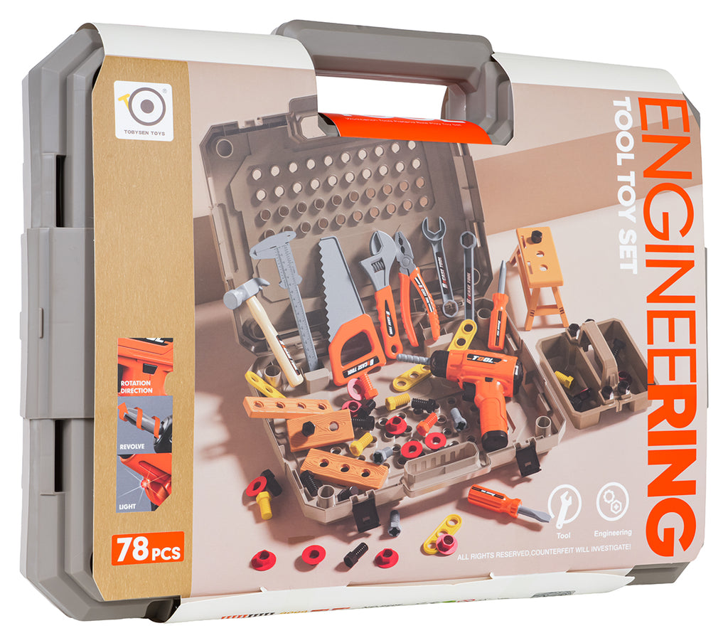 Handyman set with case 78el.