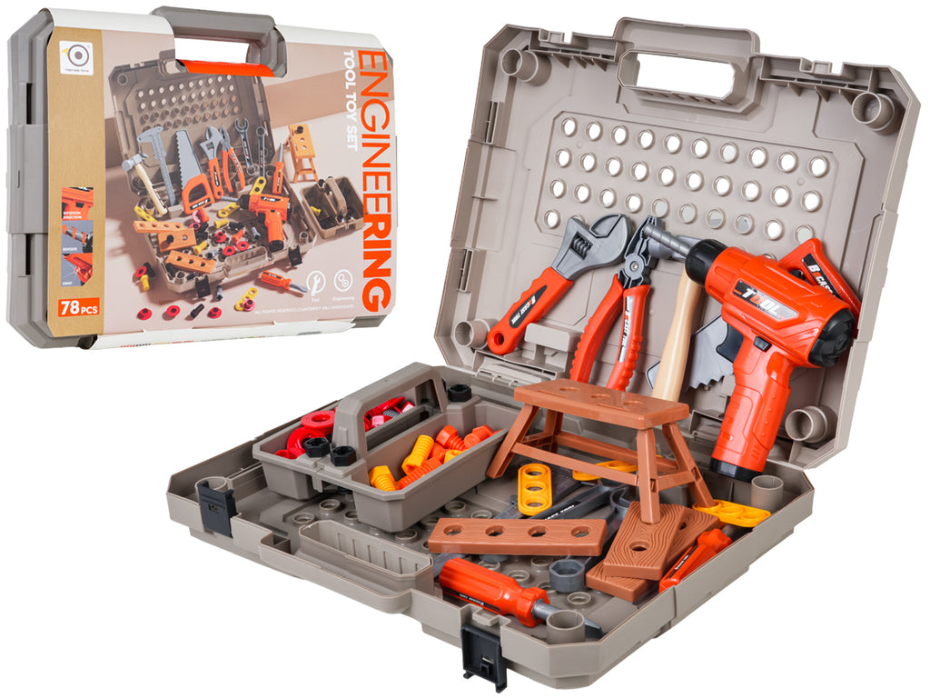 Handyman set with case 78el.