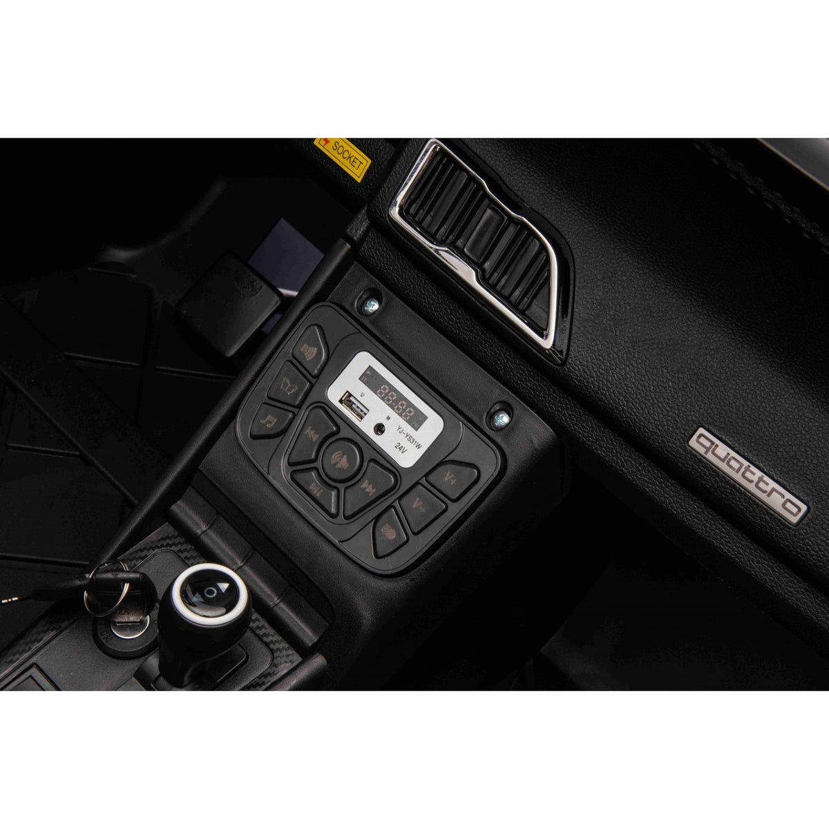 Dvojmiestne elektrické Audi R8 Spyder LIFT 24 V – modré