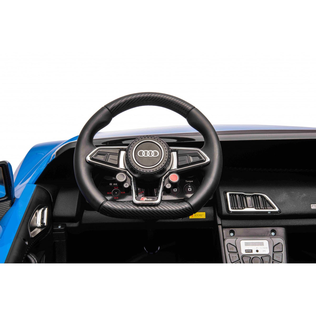 Dvojmiestne elektrické Audi R8 Spyder LIFT 24 V – modré