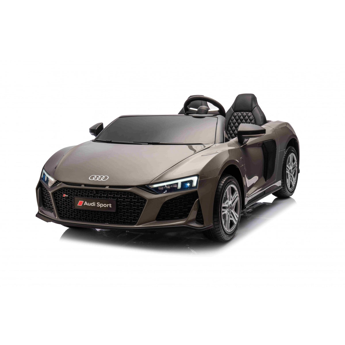 Dvojmiestne elektrické Audi R8 Spyder LIFT 24 V – sivé