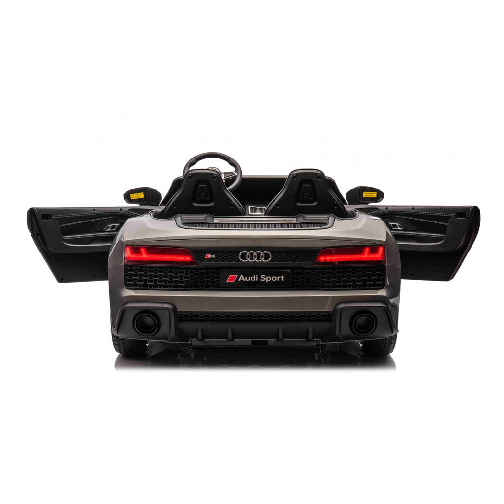 Dvojmiestne elektrické Audi R8 Spyder LIFT 24 V – sivé