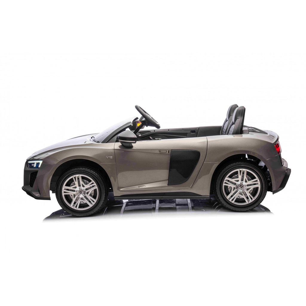 Dvojmiestne elektrické Audi R8 Spyder LIFT 24 V – sivé