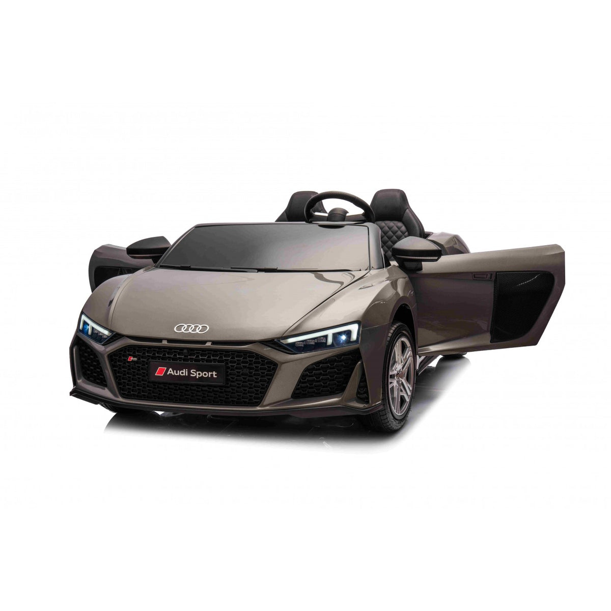 Dvojmiestne elektrické Audi R8 Spyder LIFT 24 V – sivé