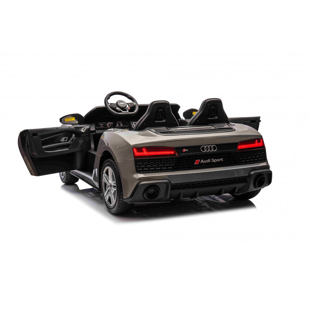 Dvojmiestne elektrické Audi R8 Spyder LIFT 24 V – sivé