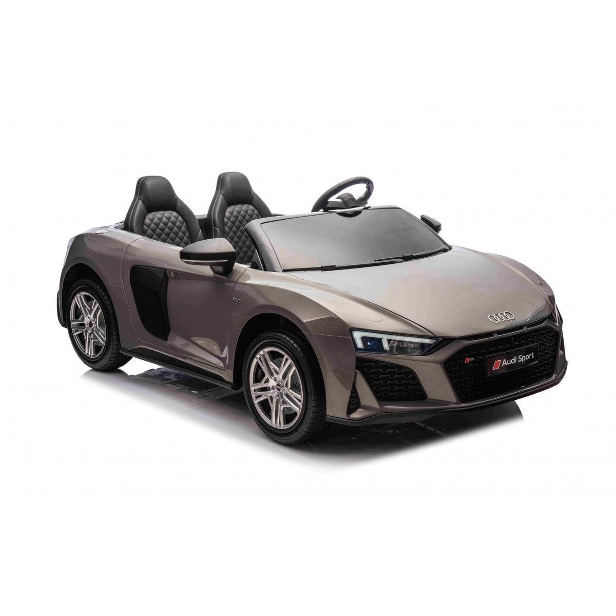 Dvojmiestne elektrické Audi R8 Spyder LIFT 24 V – sivé