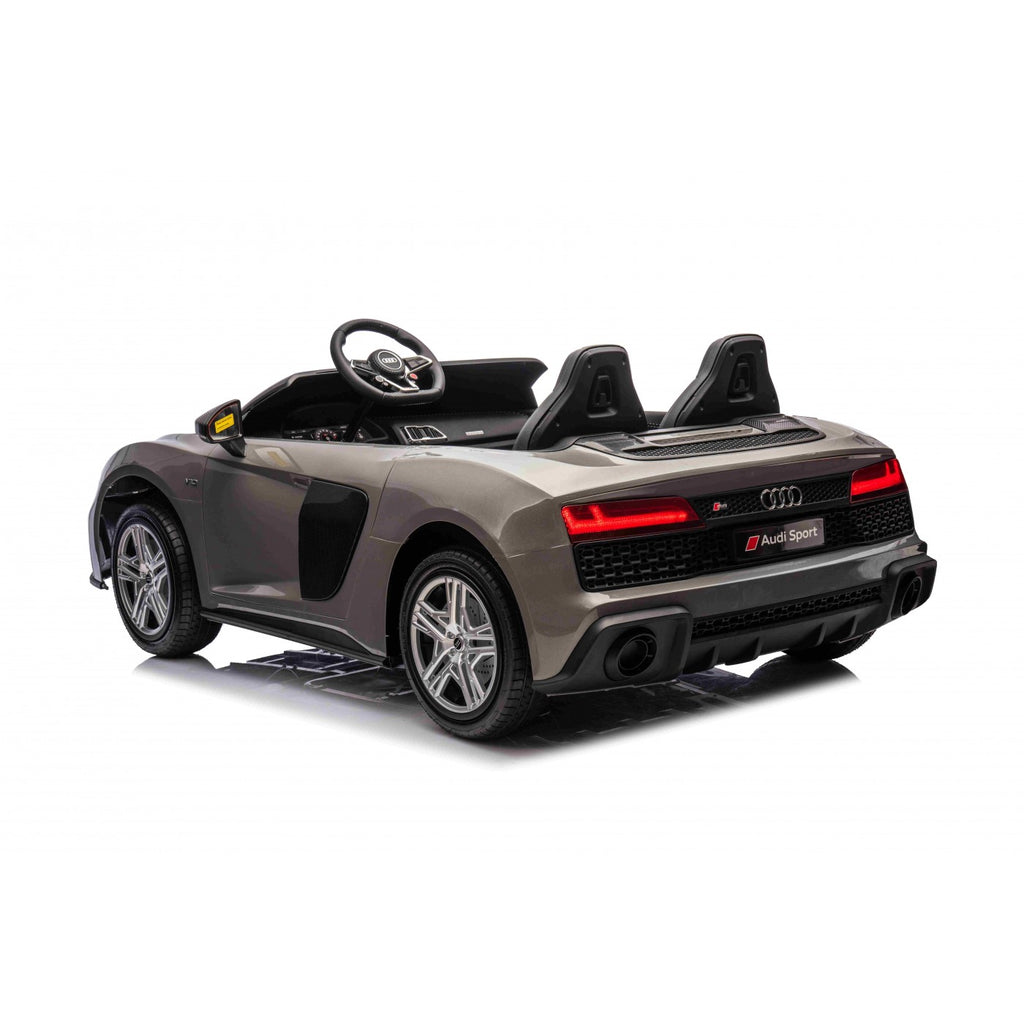 Dvojmiestne elektrické Audi R8 Spyder LIFT 24 V – sivé