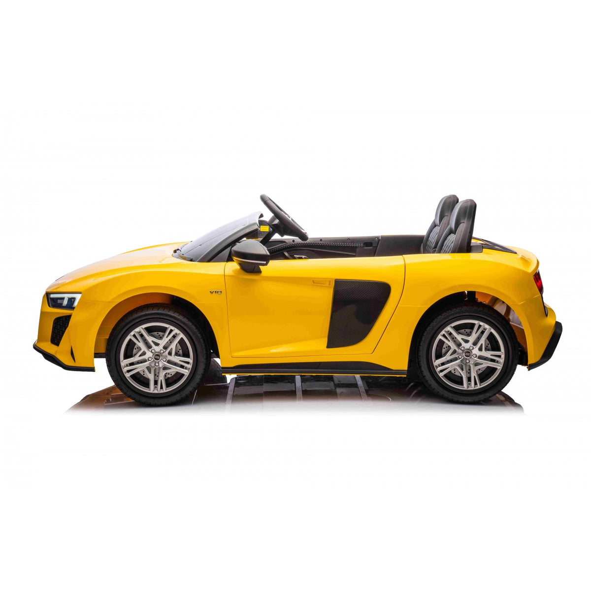 Dvojmiestne elektrické Audi R8 Spyder LIFT 24 V – žlté