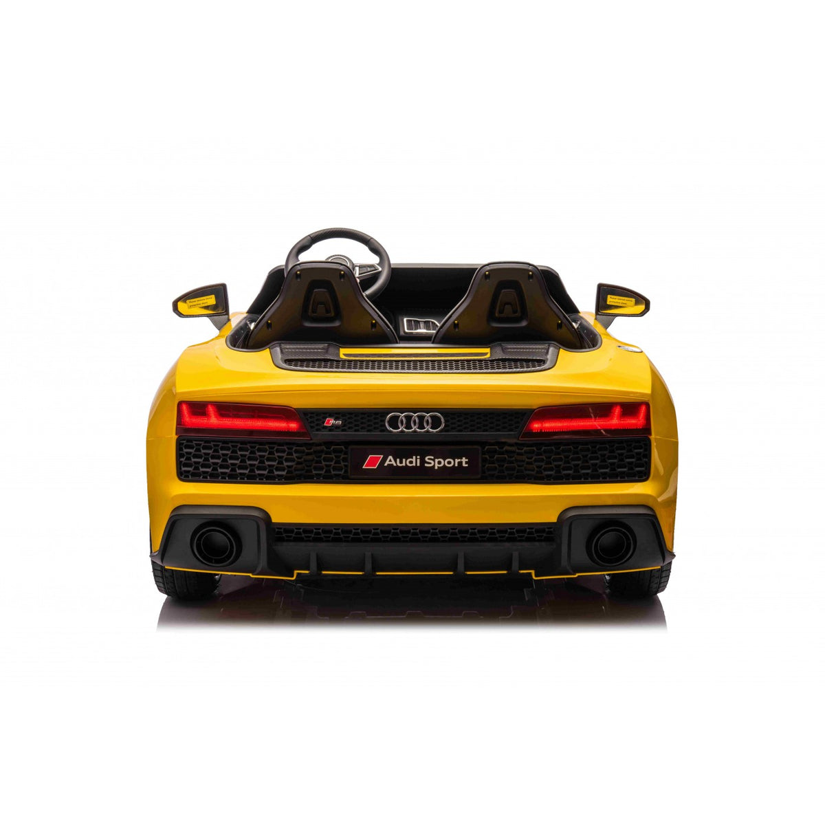 Dvojmiestne elektrické Audi R8 Spyder LIFT 24 V – žlté
