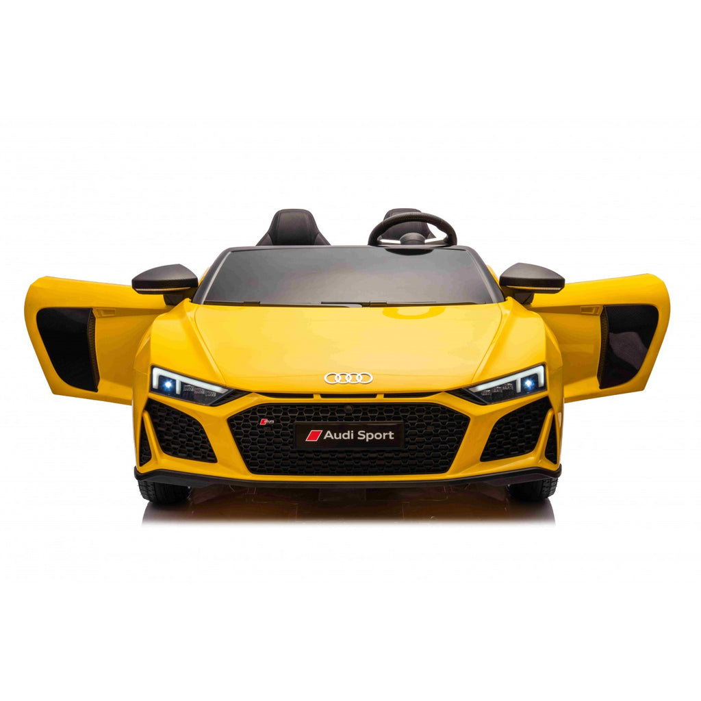 Dvojmiestne elektrické Audi R8 Spyder LIFT 24 V – žlté