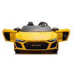 Dvojmiestne elektrické Audi R8 Spyder LIFT 24 V – žlté