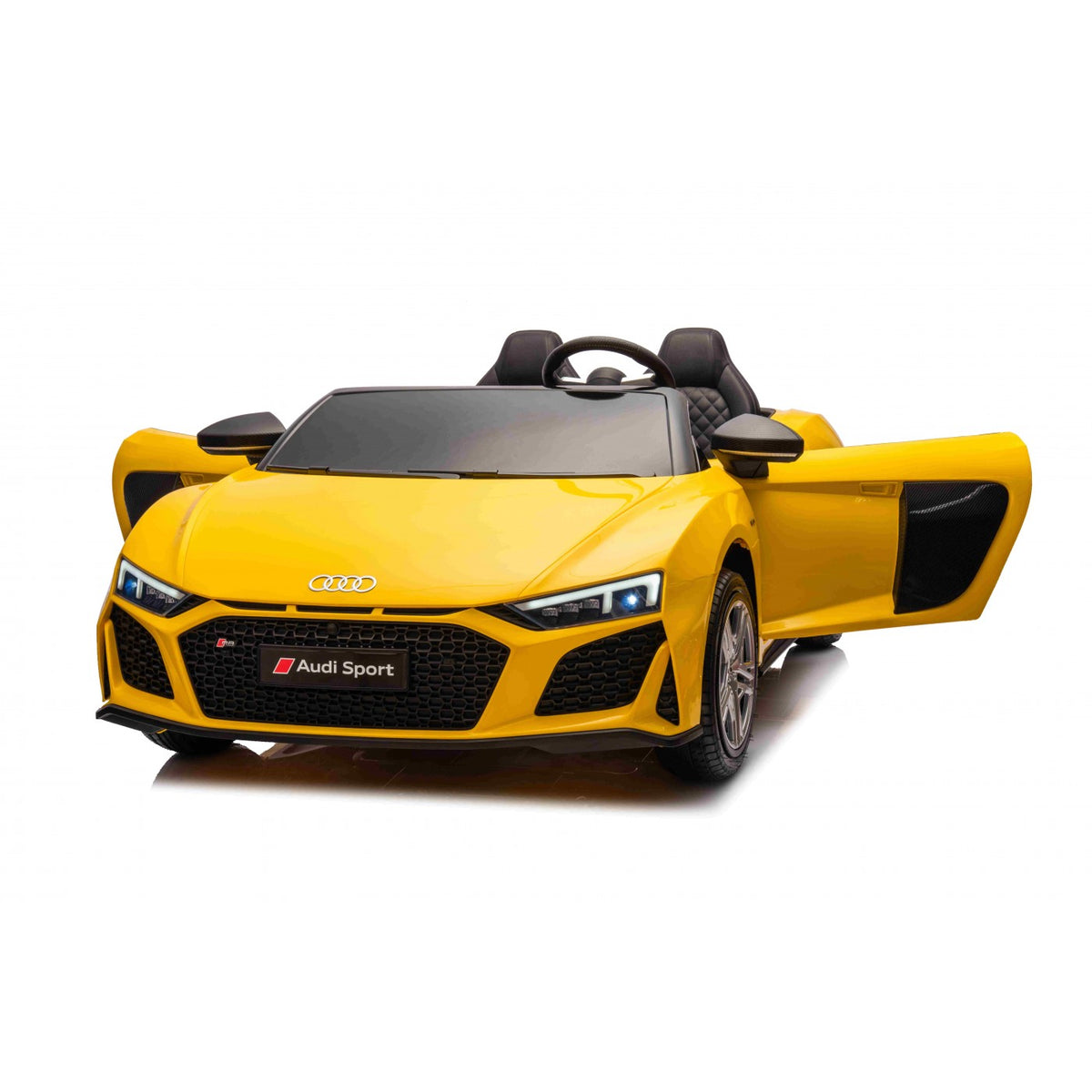 Dvojmiestne elektrické Audi R8 Spyder LIFT 24 V – žlté