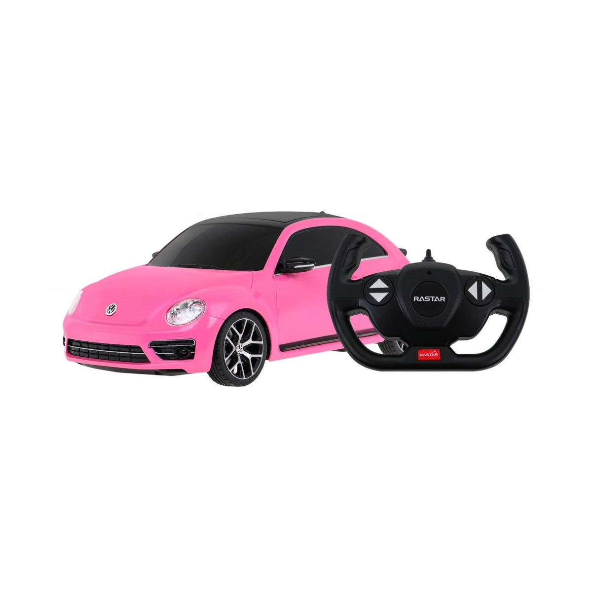 RC auto RASTAR Volkswagen Beetle 1:14 – ružové