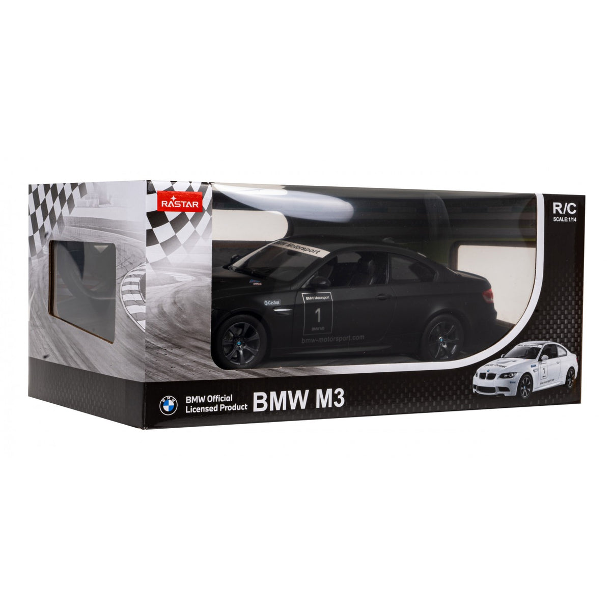 RC auto RASTAR BMW M3 1:14 – čierne
