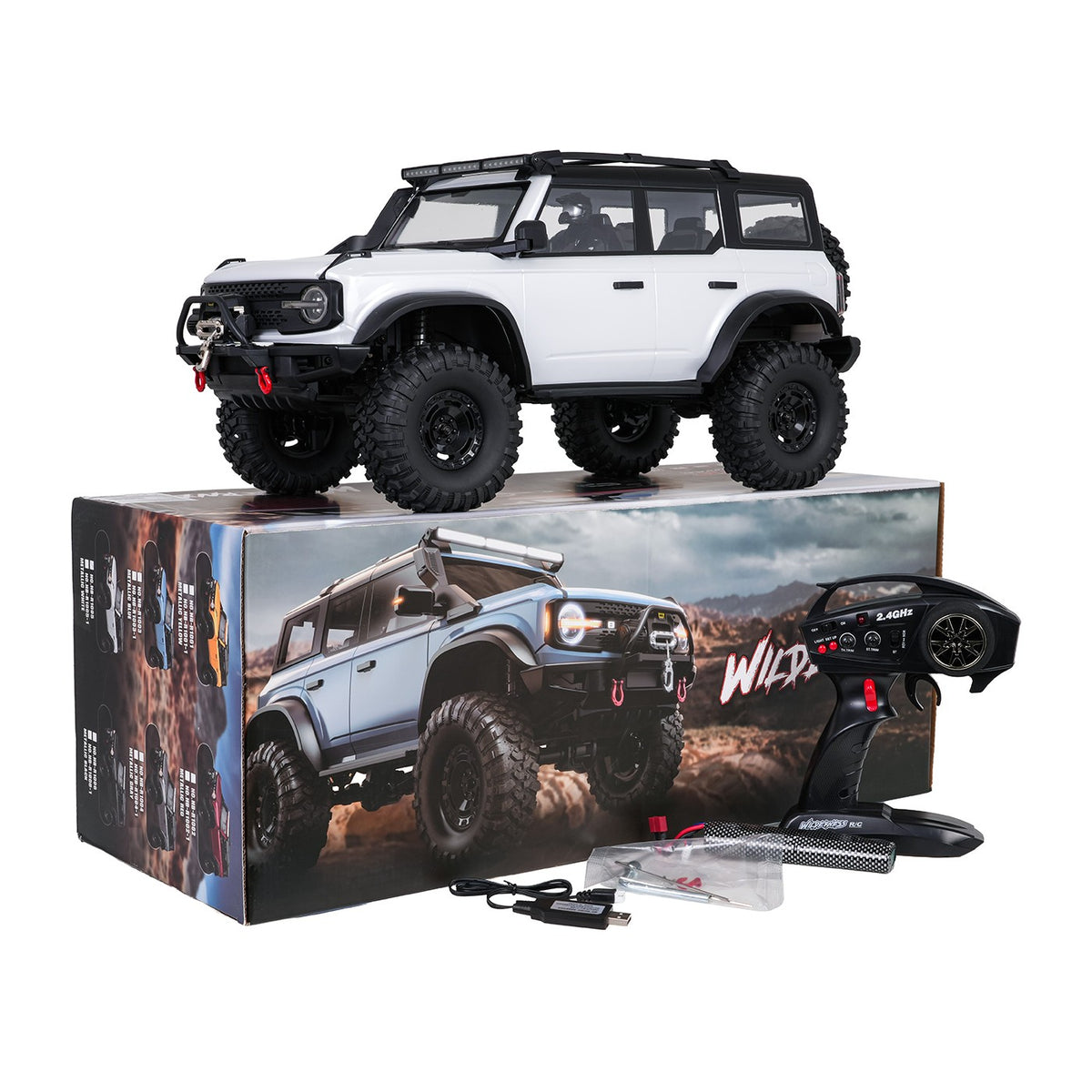 RC auto WILDERNESS 1:10 – biele