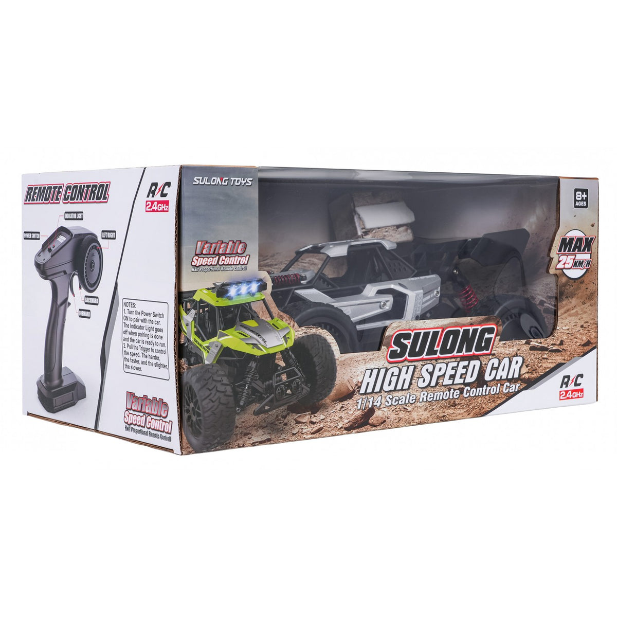 RC crawler 1:14 ARROW – sivý