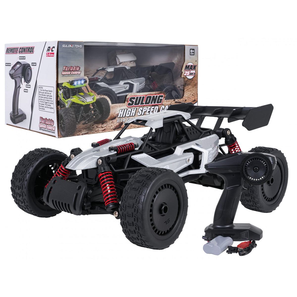 RC crawler 1:14 ARROW – sivý