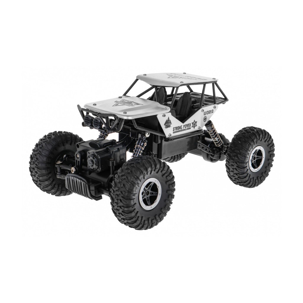 RC crawler Monster 1:18 – strieborný