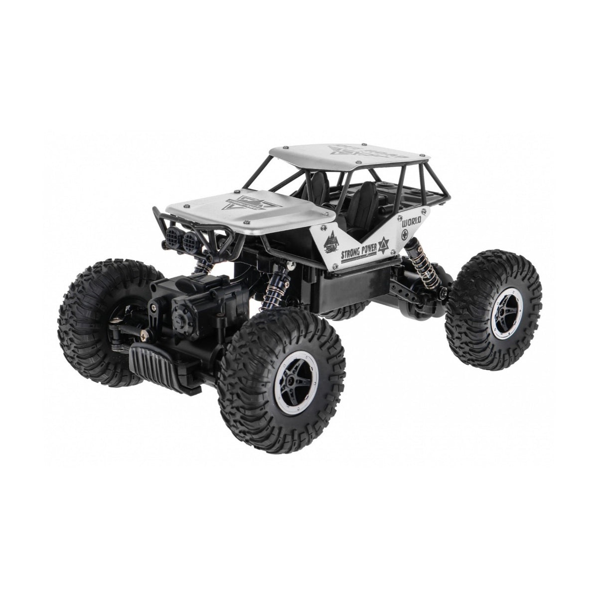 RC crawler Monster 1:18 – strieborný