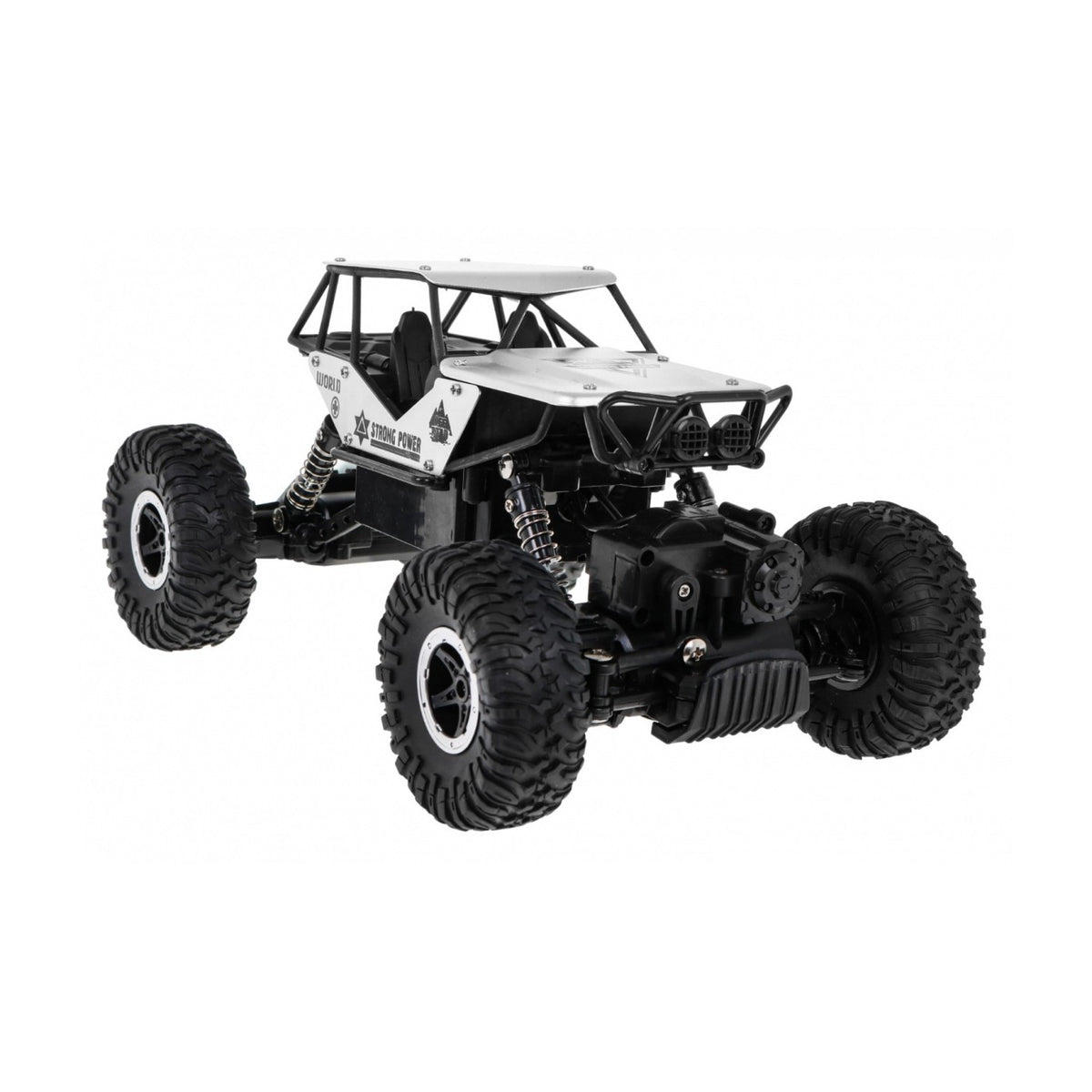 RC crawler Monster 1:18 – strieborný