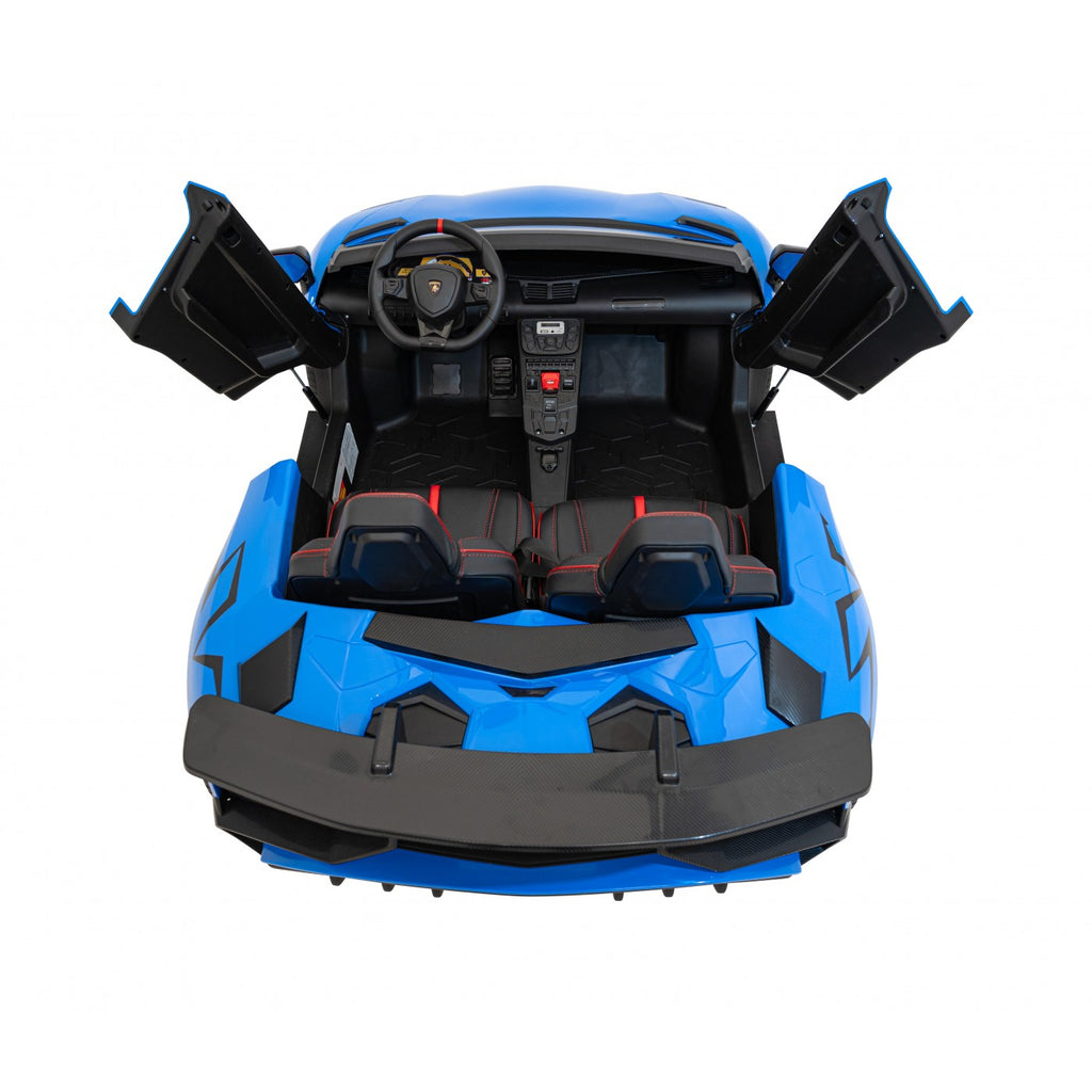 Elektrické autíčko Lamborghini Aventador SV STRONG modrá