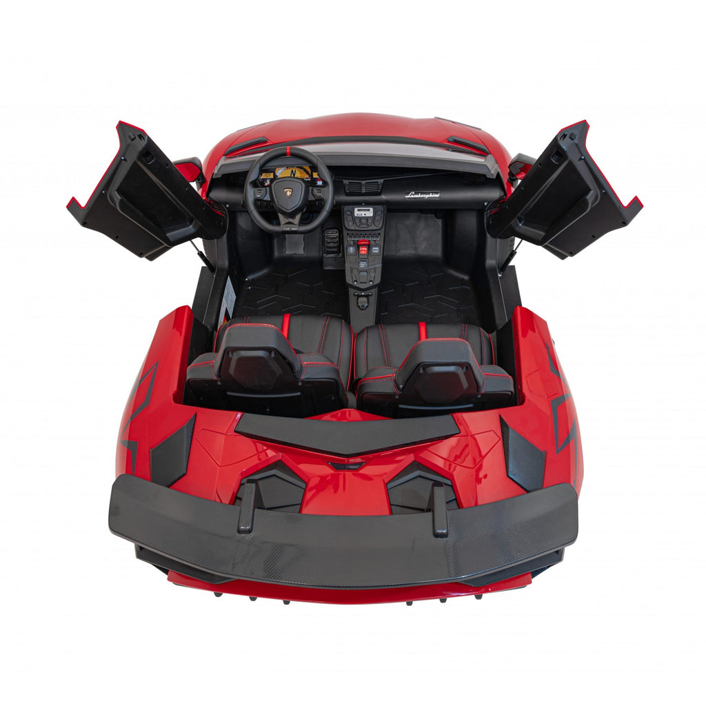 Elektrické autíčko Lamborghini Aventador SV STRONG červená