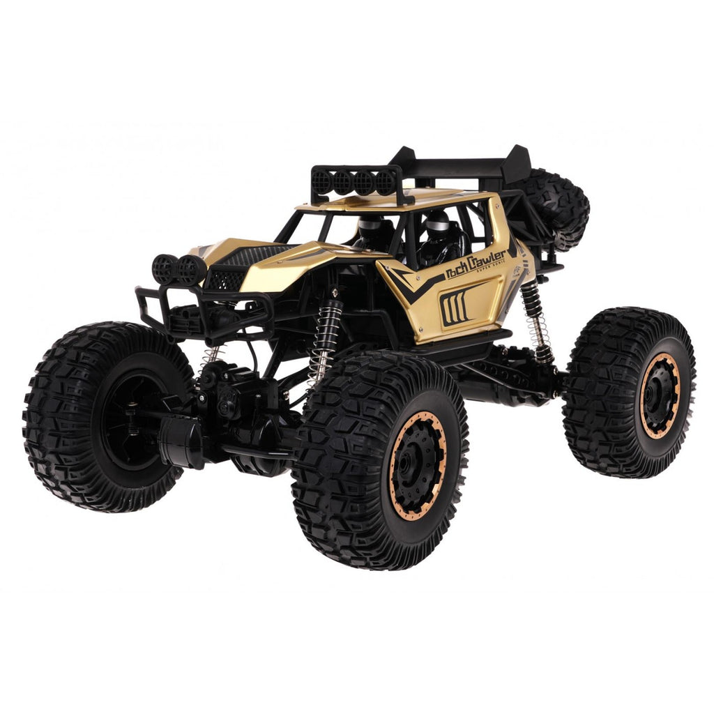 RC kovový crawler MEGA 1:8 – zlatý