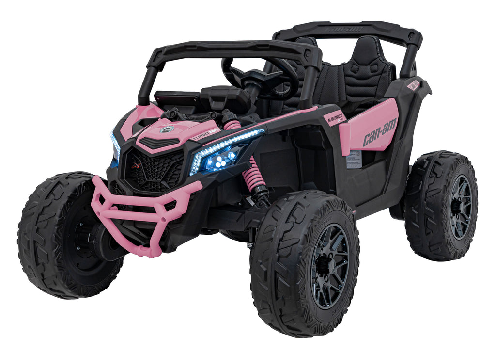 Elektrická buggy CAN-AM Maverick 24 V – ružová