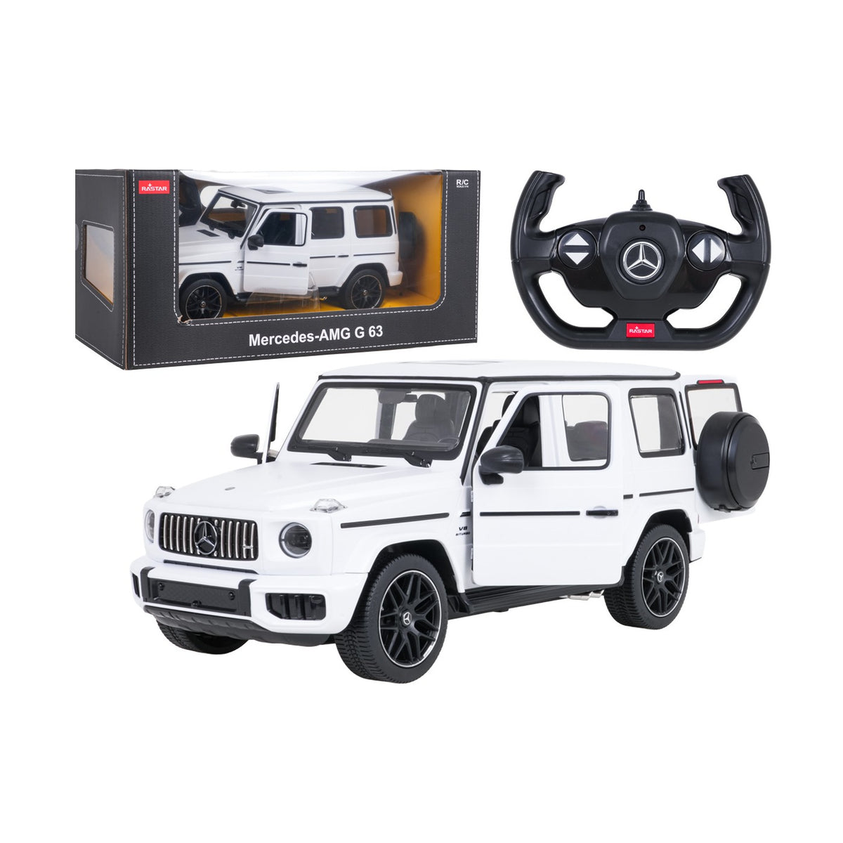 RC auto RASTAR 1:14 Mercedes AMG G63 – biela