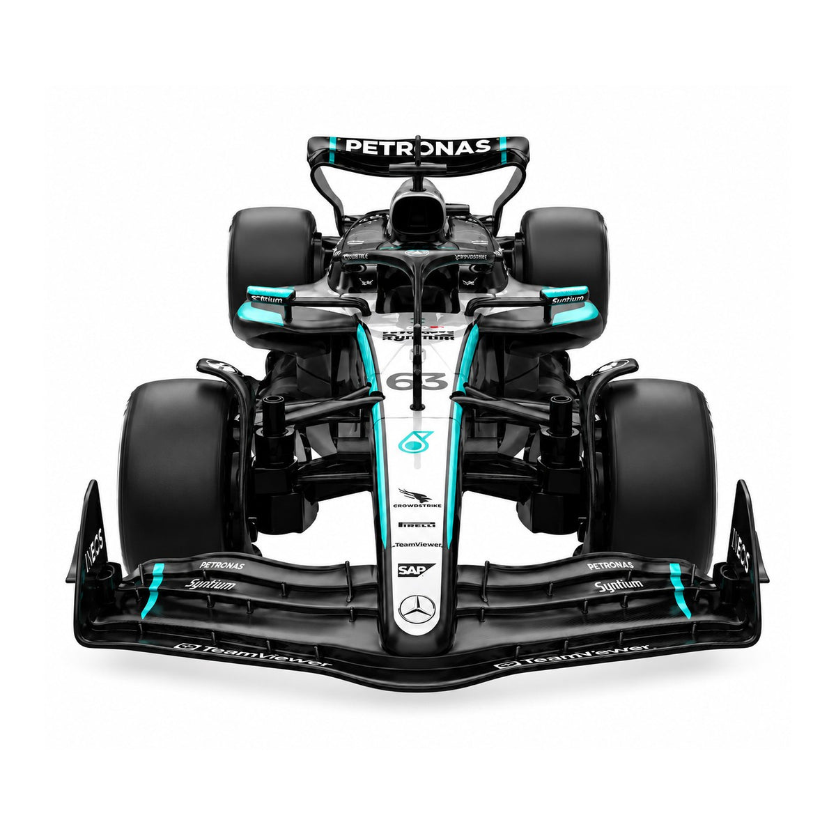 RC auto RASTAR 1:16 Mercedes-AMG F1 W16 E Performance stavebnica – čierne