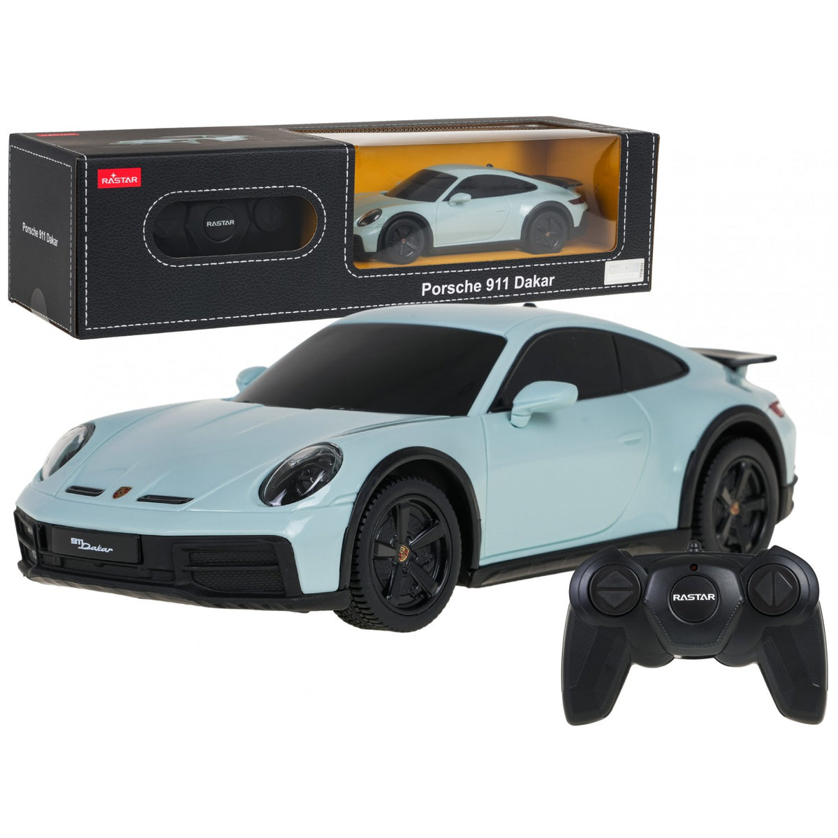 RC auto RASTAR 1:24 Porsche 911 Dakar – mätové