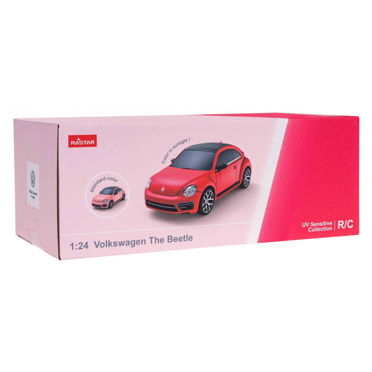 RC auto RASTAR Volkswagen Beetle 1:24 meniace farbu