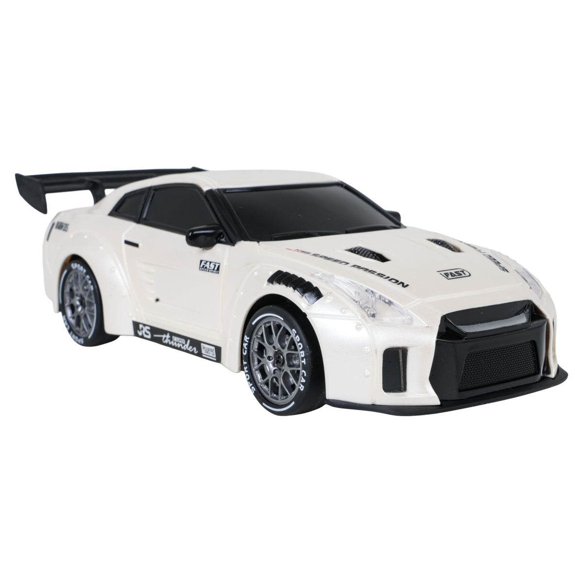 RC drift auto s osvetlením 1:20 – biele