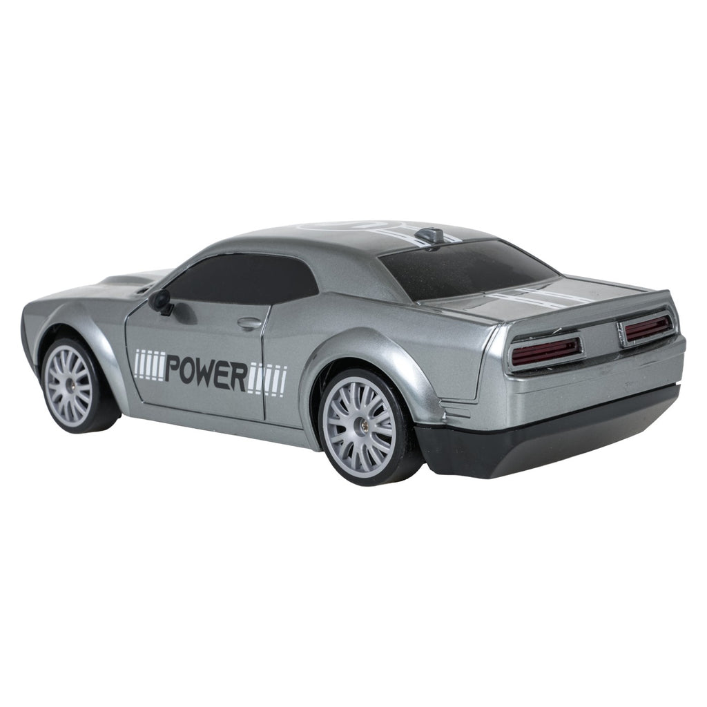 RC drift auto 1:24 s vymeniteľnými pneumatikami a kužeľmi