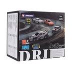 RC drift auto s gyroskopom 1:43 a príslušenstvom – oranžové