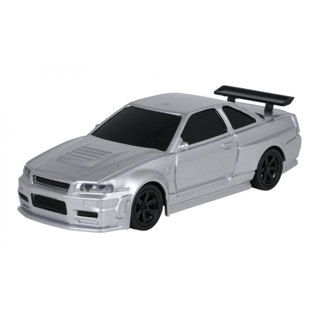 RC drift auto s gyroskopom 1:43 a príslušenstvom – biele