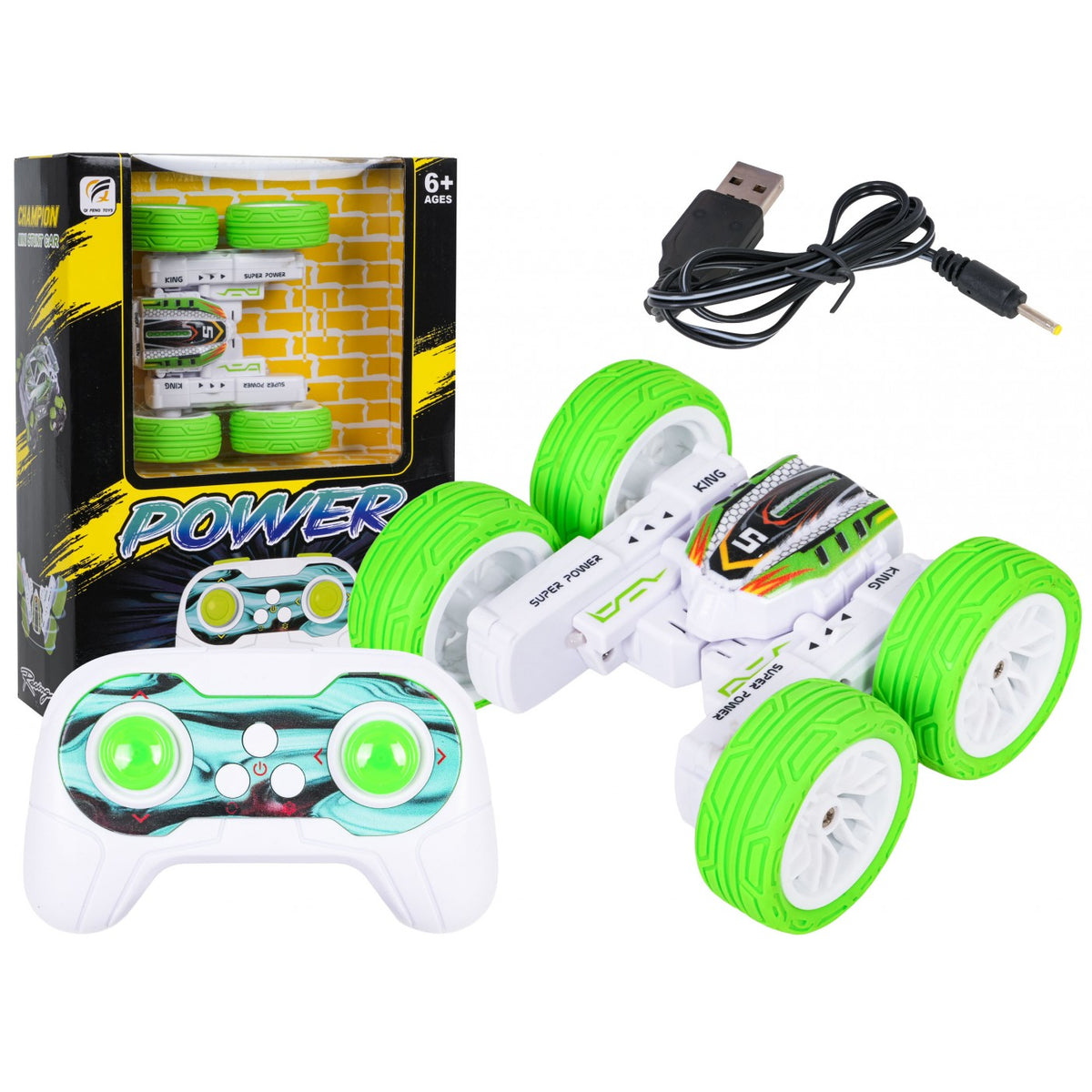 RC auto POWER STUNT 1:32 – zelená