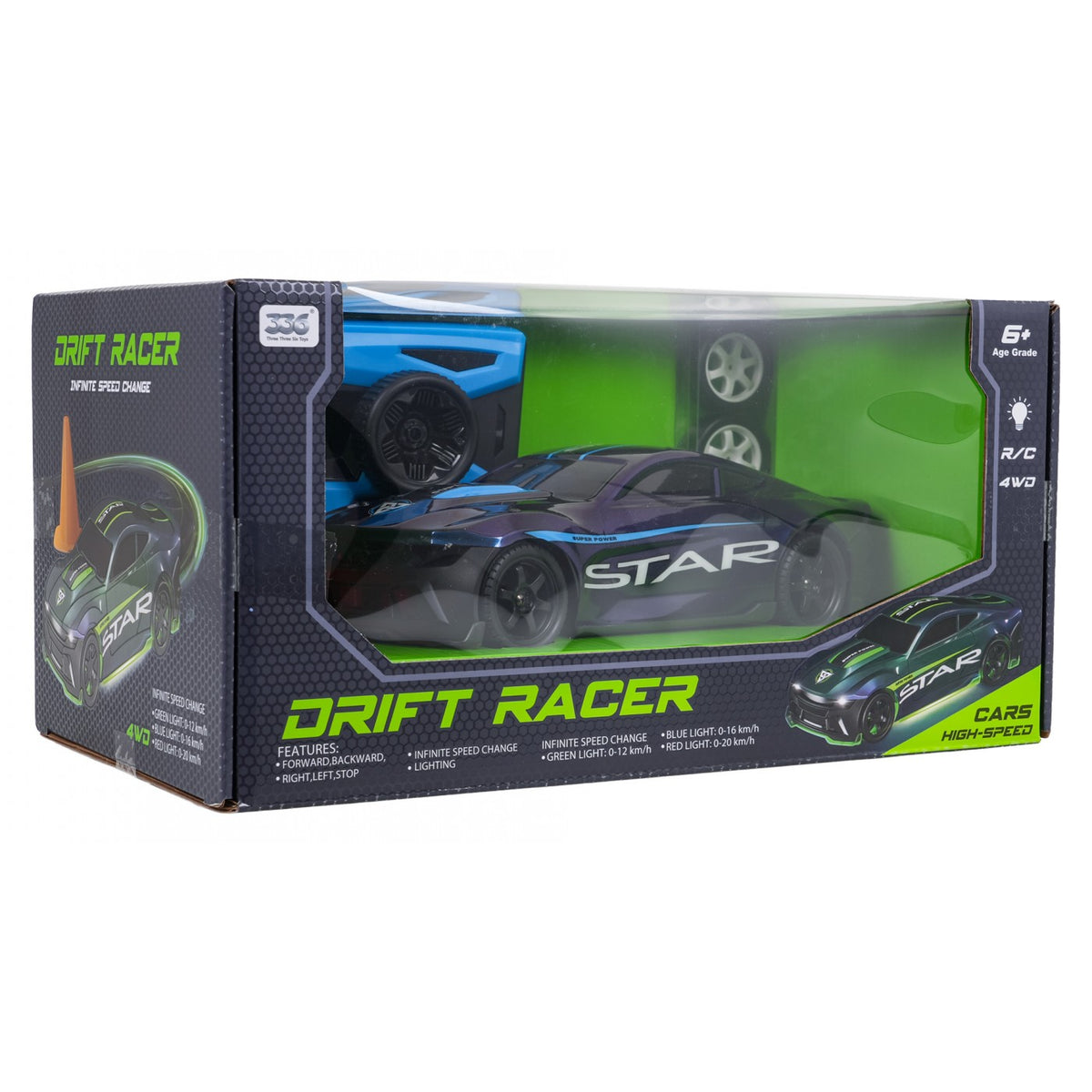 RC auto STAR – modré