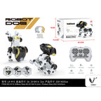 RC robotický psík BUNNY s hlasovým ovládaním – biely
